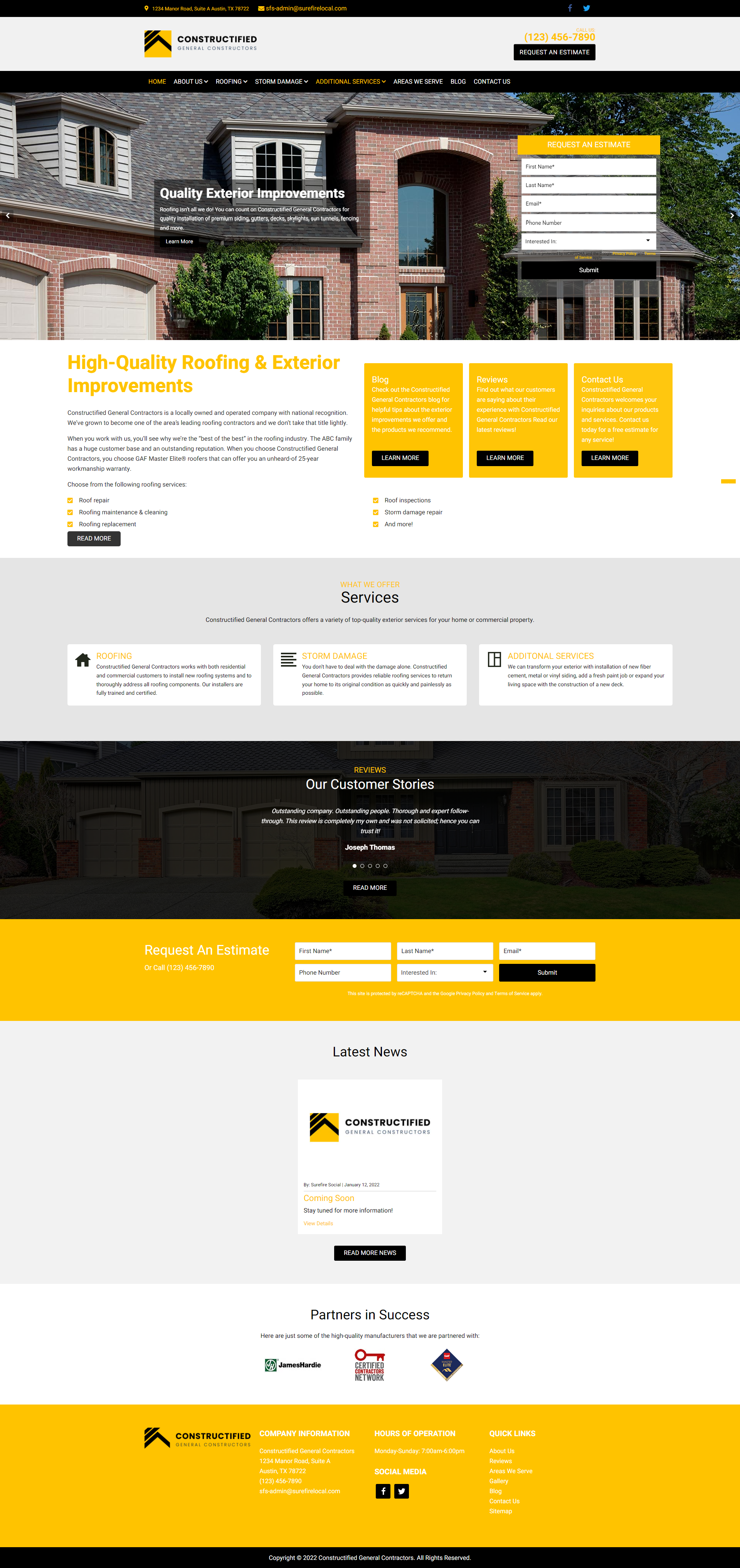 Constructified Homepage